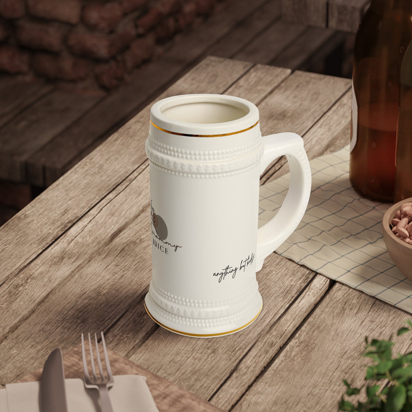 22oz Ceramic Stein