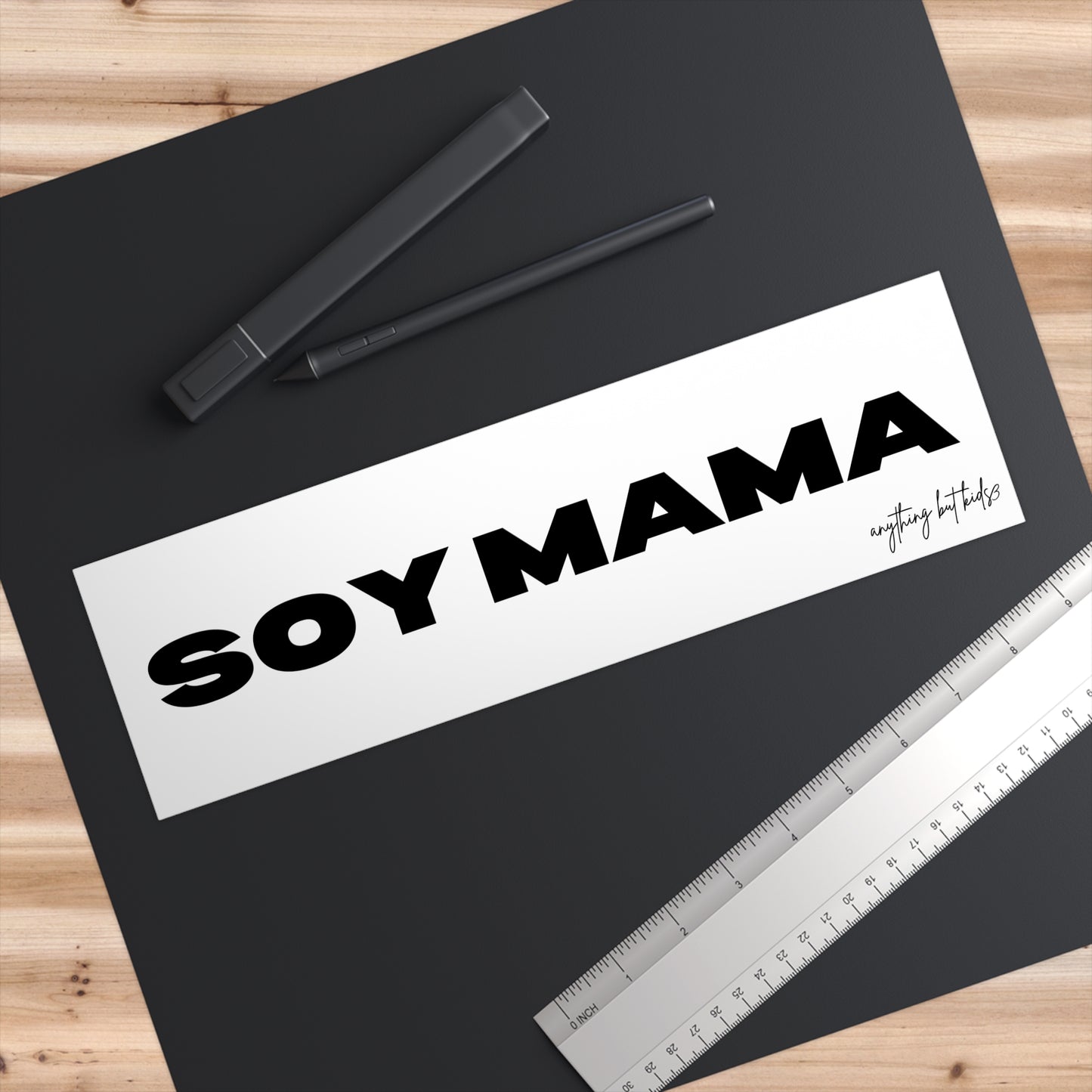 Soy Mama Bumper Sticker — Bold Vinyl Decal for Vegan, Plant-Based Moms