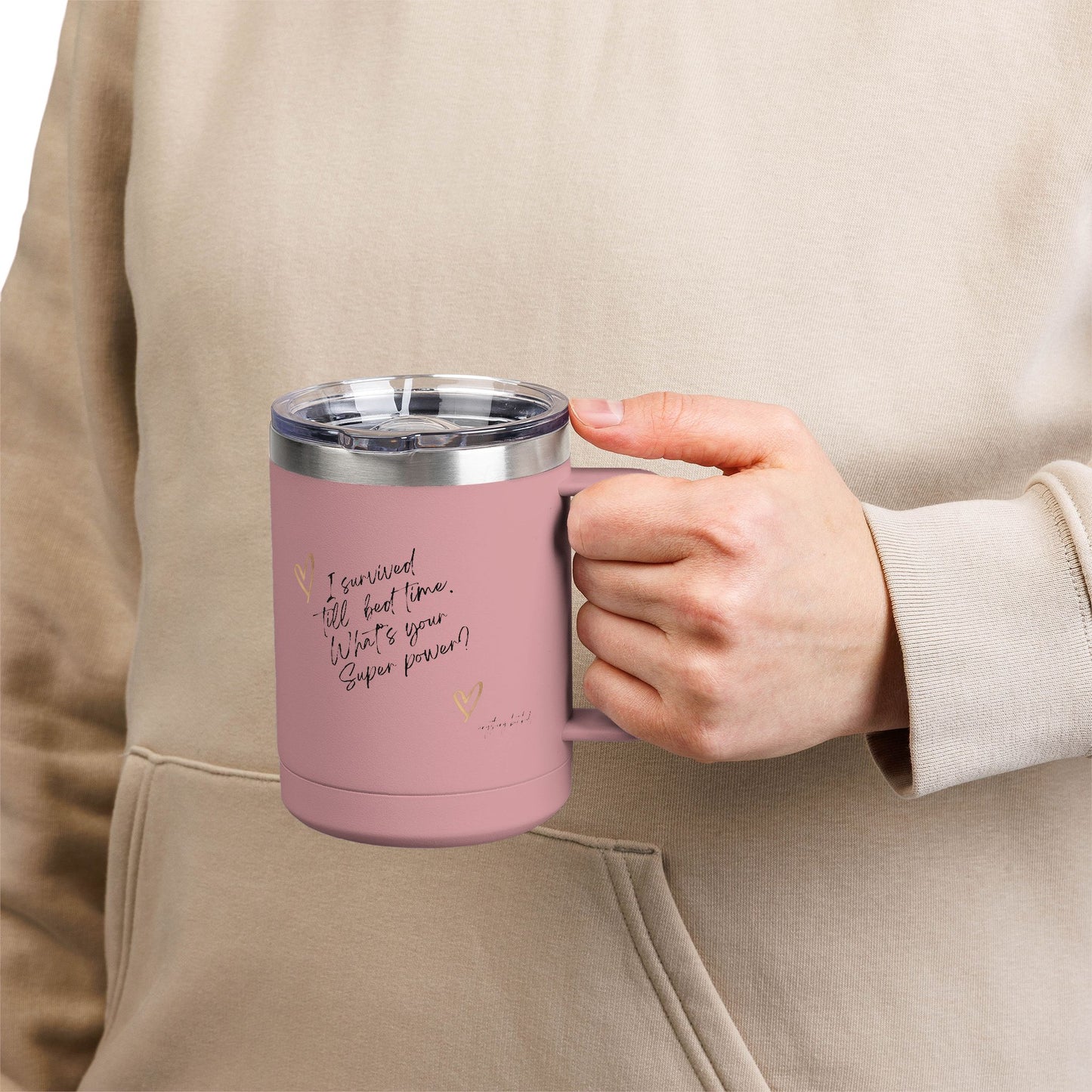 " I Survived Till Bedtime… What’s Your Superpower?” Tumbler