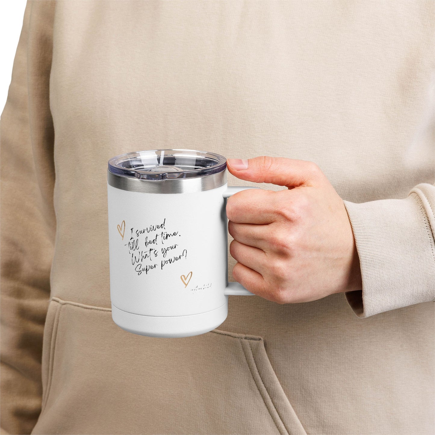 " I Survived Till Bedtime… What’s Your Superpower?” Tumbler