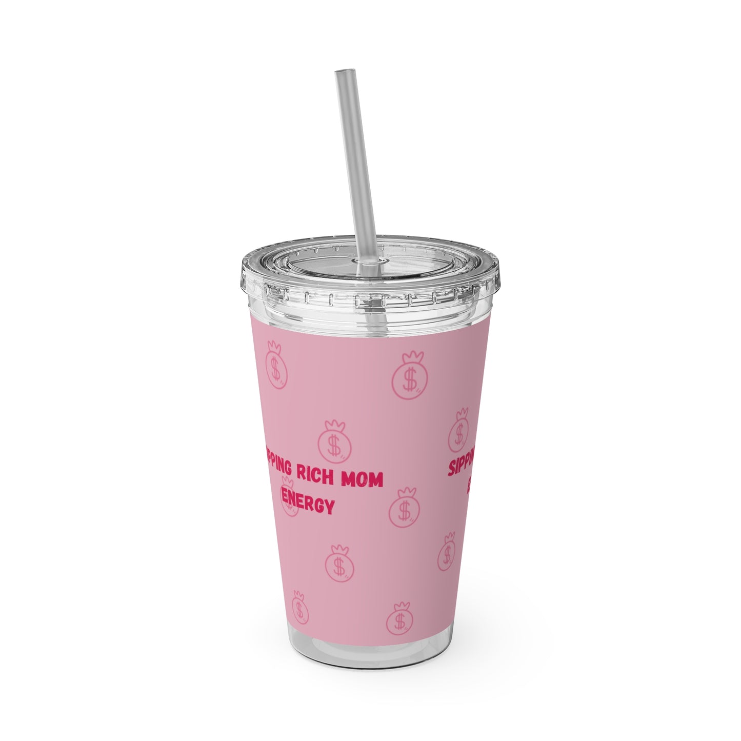 “Sipping Rich Mom Energy” Tumbler