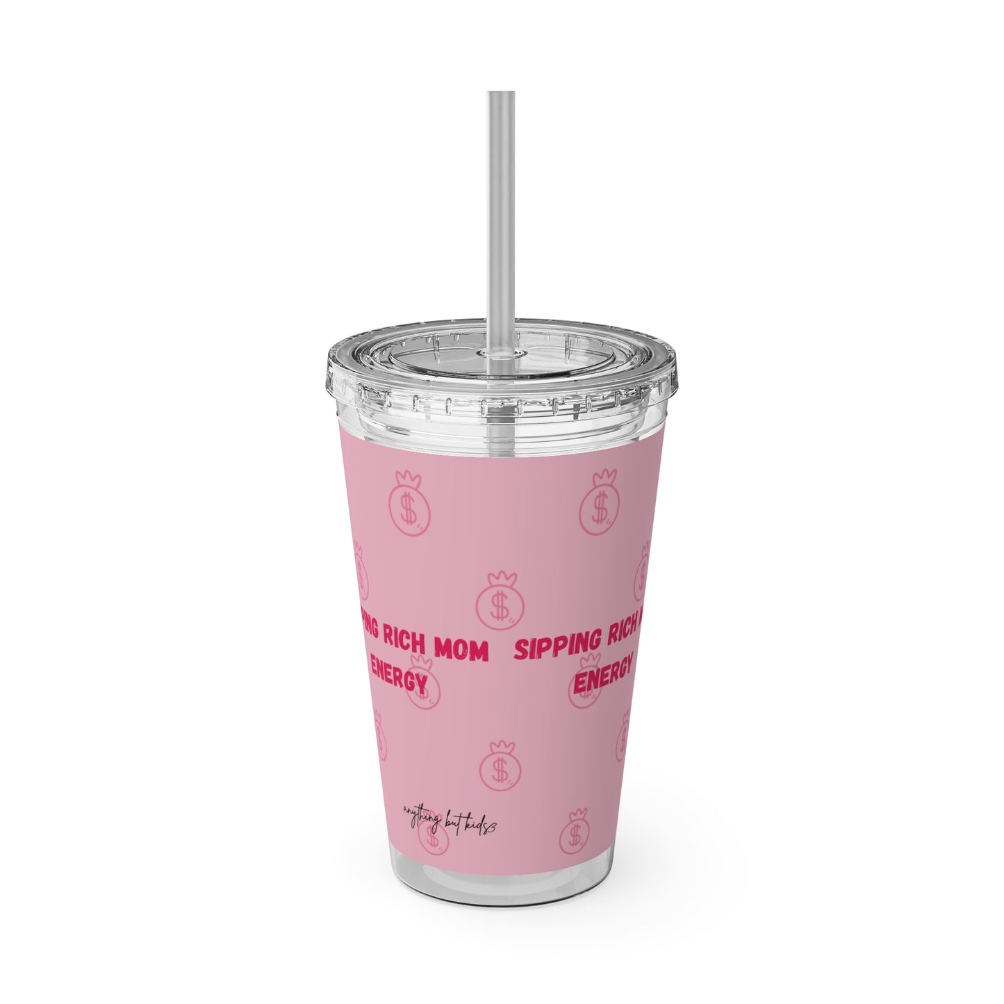 “Sipping Rich Mom Energy” Tumbler