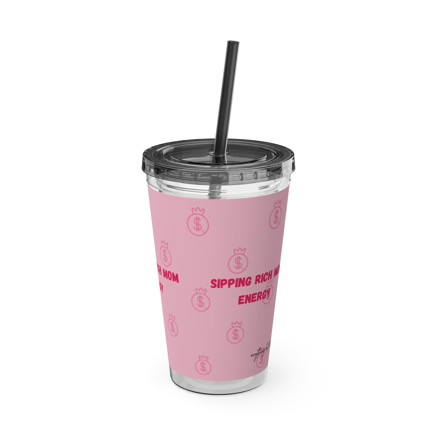 “Sipping Rich Mom Energy” Tumbler